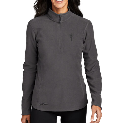 Ladies 1/2 Zip Microfleece Jacket Thumbnail